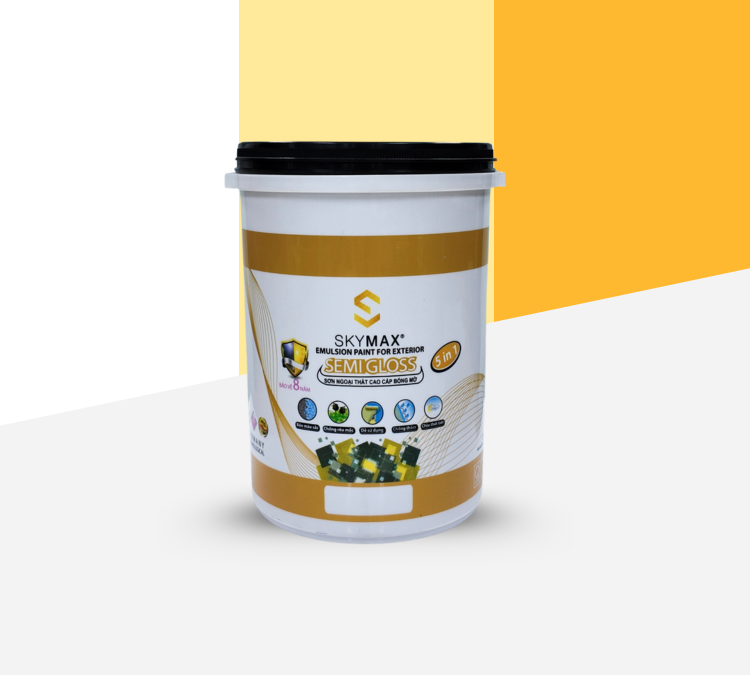 Sơn phủ ngoại thất SEMI GLOSS - 5L