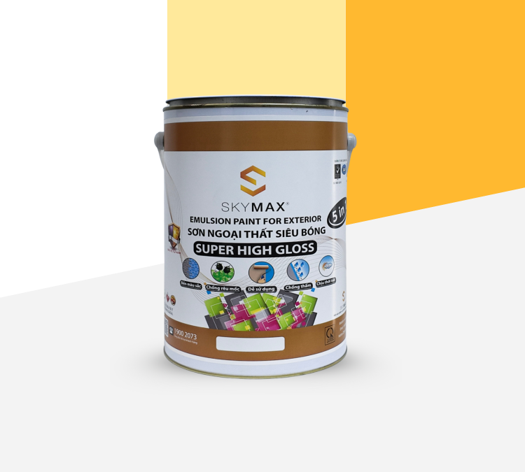 Sơn phủ ngoại thất SUPER HIGH GLOSS - 5L