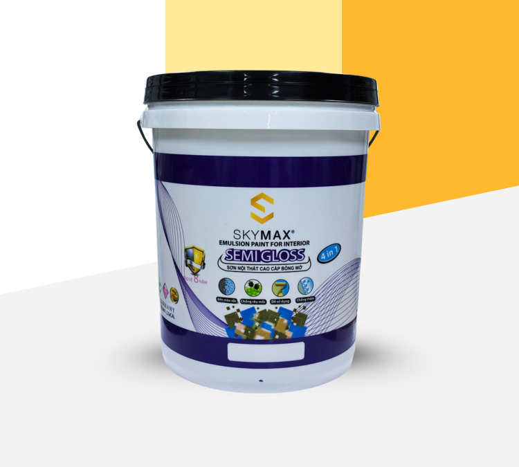 Sơn phủ nội thất SEMI GLOSS - 18L