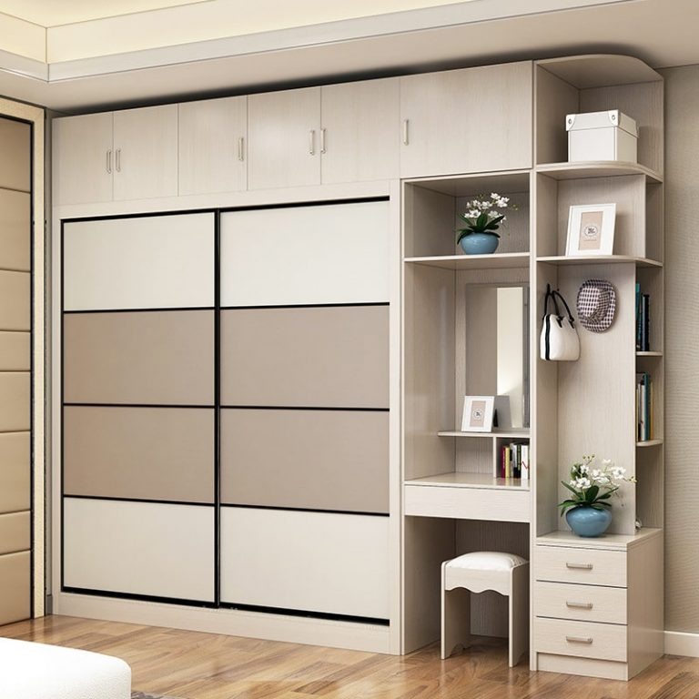 Tủ Quần Áo 6 Buồng Kết Hợp Bàn Trang Điểm - TQAVP18-1