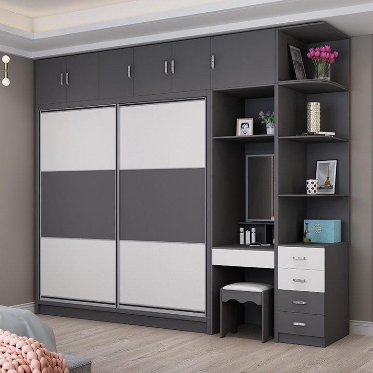 Tủ Quần Áo 6 Buồng Kết Hợp Bàn Trang Điểm - TQAVP18-4