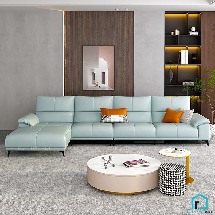 Sofa phòng khách da góc L cao cấp S320