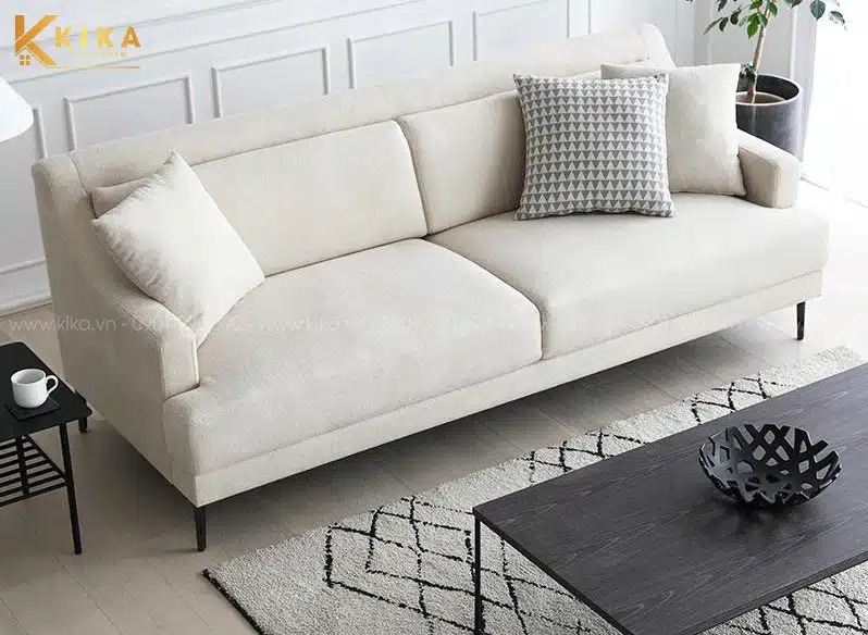 Ghế sofa văng bọc nỉ Hàn Quốc hiện đại – SF368-6