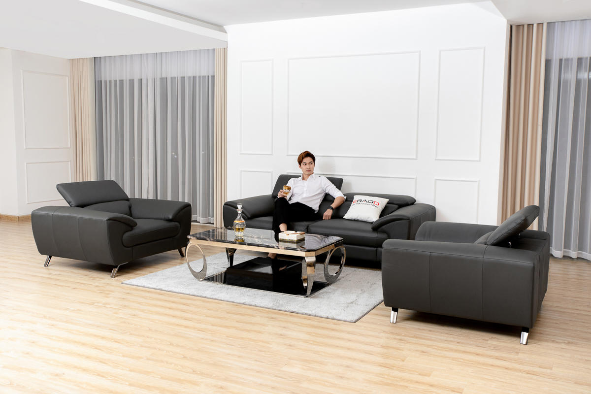 Sofa da thật Malaysia mã 2151-S-2