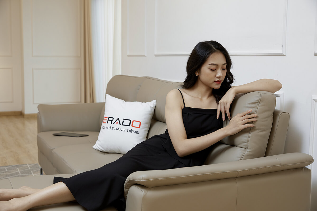 Sofa da thật Malaysia mã 9412L-3-3