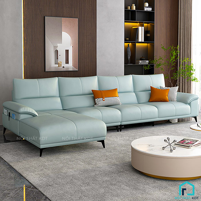 Sofa phòng khách da góc L cao cấp S320-2