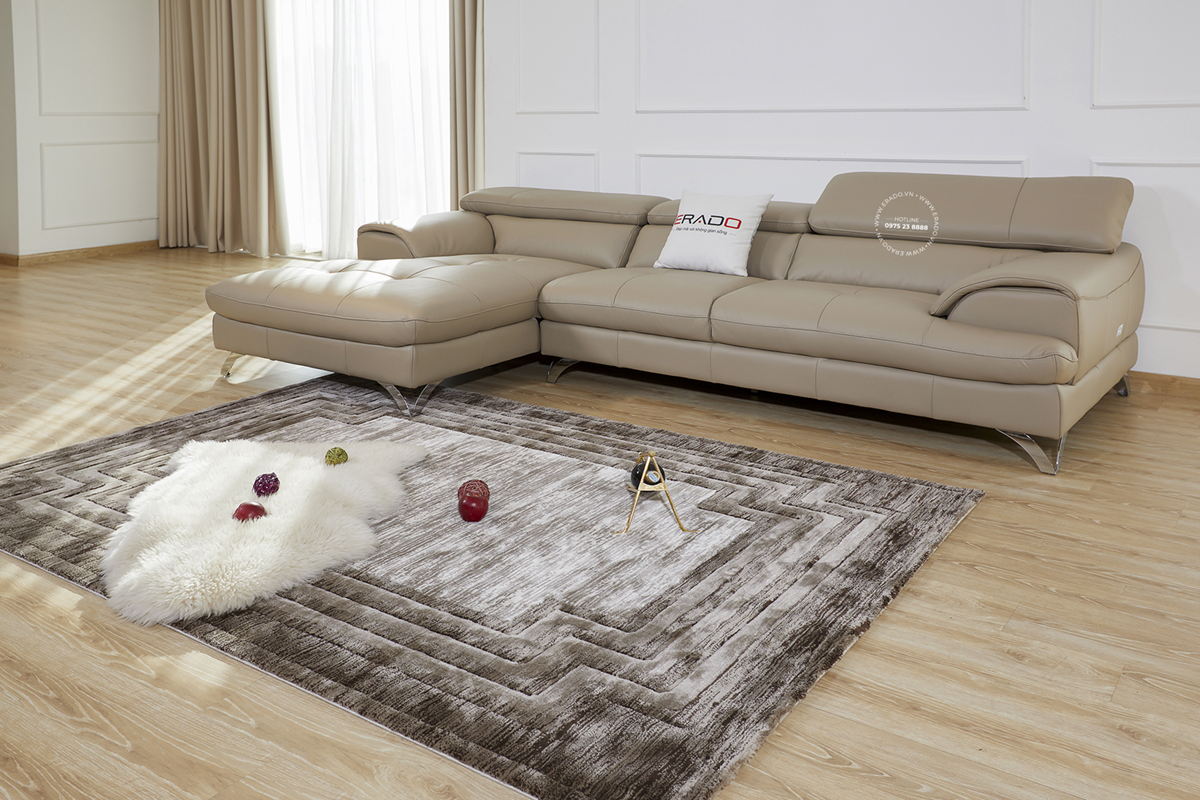 Sofa da thật Malaysia mã 2172L-4